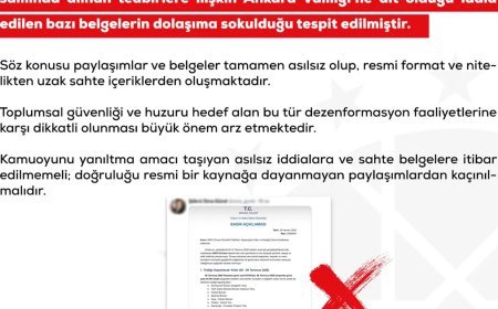 DMM'den 'sahte belge' uyarısı