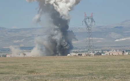 Niğde'de havai fişek fabrikasında patlama
