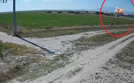 Niğde'deki havai fişek fabrikasındaki patlama kamerada