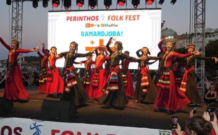Tekirdağ'da Perinthos Folkfest renkli görüntülere sahne oldu