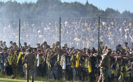 Fenerbahçe taraftarı, Topuk Yaylası'na akın etti!