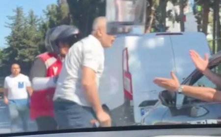 Trafikte tartıştığı sürücüye saldırdı; 180 bin lira para cezası kesildi