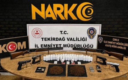 Tekirdağ'da uyuşturucu operasyonunda 13 tutuklama