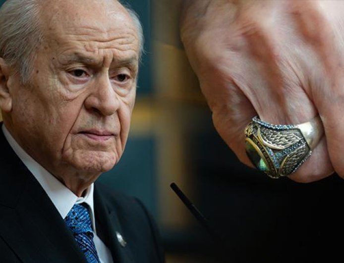 MHP Lideri Bahçeli'nin yüzüğü ve rozetindeki anlam dikkatleri çekti