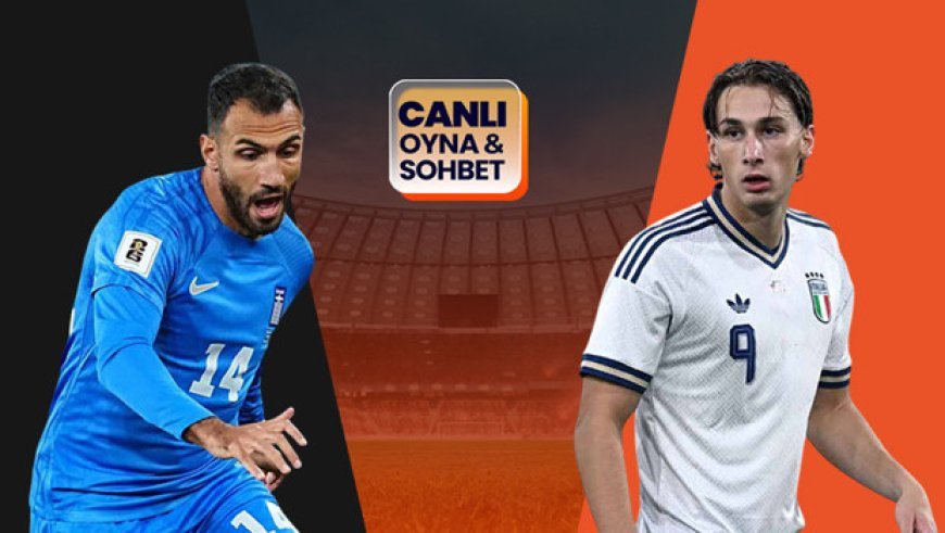 Yunanistan ile İtalya karşı karşıya geliyor! Maçın heyecanı canlı sohbet ile Misli’de