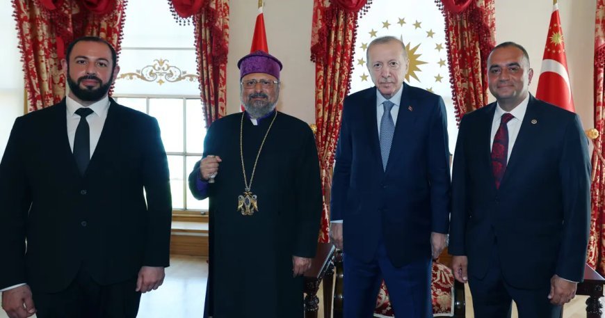 Cumhurbaşkanı Erdoğan, Türkiye Ermenileri Patriği Maşalyan'ı kabul etti