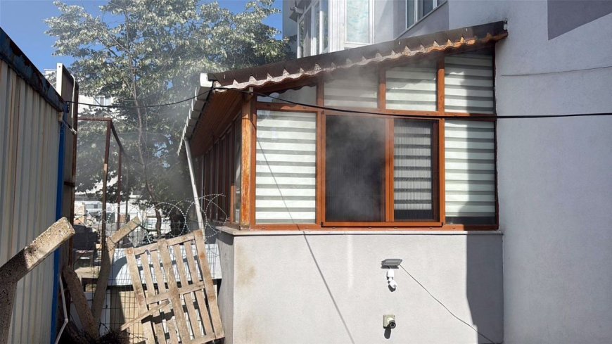 Çorlu’da apartmanda çıkan yangın panik yarattı