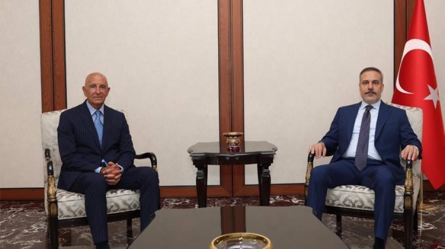 Dışişleri Bakanı Hakan Fidan, ABD'nin Ankara Büyükelçisi Barrack'ı kabul etti
