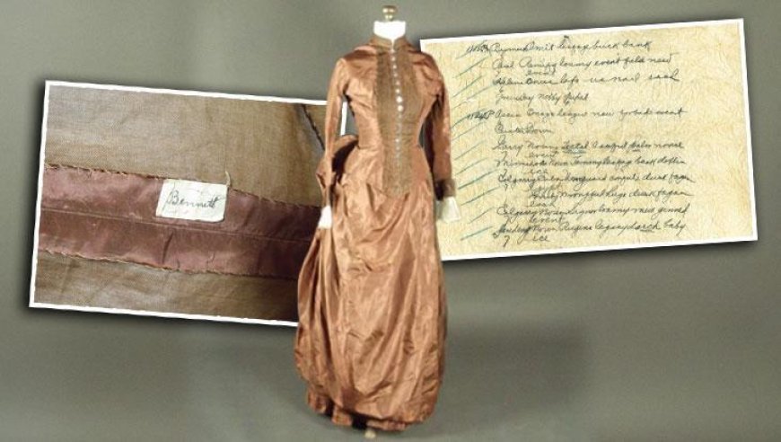 130 yıllık gizem çözüldü! İşte ipek elbiseden çıkan şifreli notların sırrı