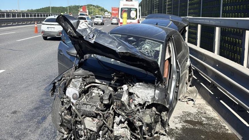 Sarıyer'de feci kaza! Zincirleme kazada 1'i ağır 4 kişi yaralandı