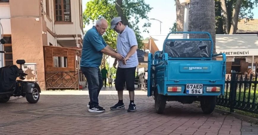"Her baba evladı için yaşar" sözüne hayat verdi. Ömrünü engelli oğluna adadı