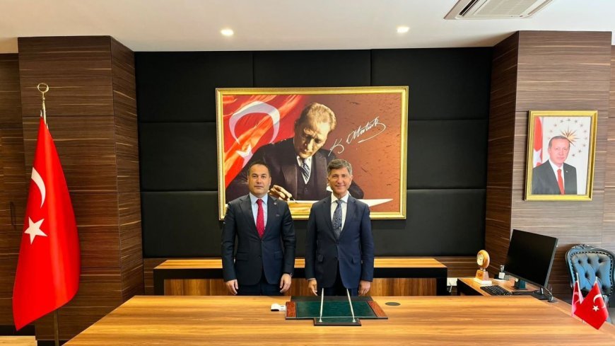 Çorlu Adalet Komisyonu Başkanı Obut’tan Kaymakam Erten’e veda ziyareti
