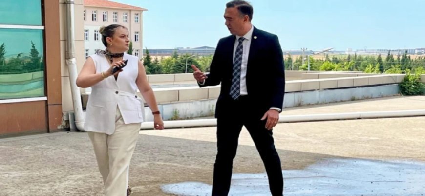 ÇORLU ADLİYESİ'NDEKİ "BARO TERAS KAFE" ÇALIŞMALARINI BARO BAŞKANI GÜRCÜN İNCELEDİ