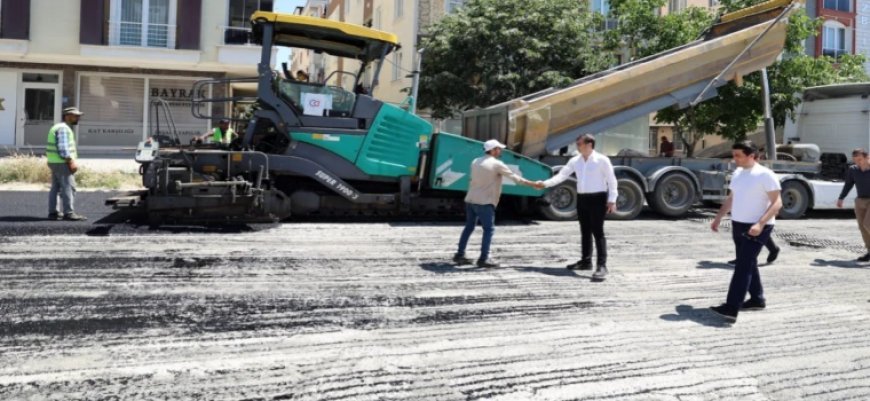 ÇERKEZKÖY BELEDİYESİ'NDEN ASFALT SEFERBERLİĞİ