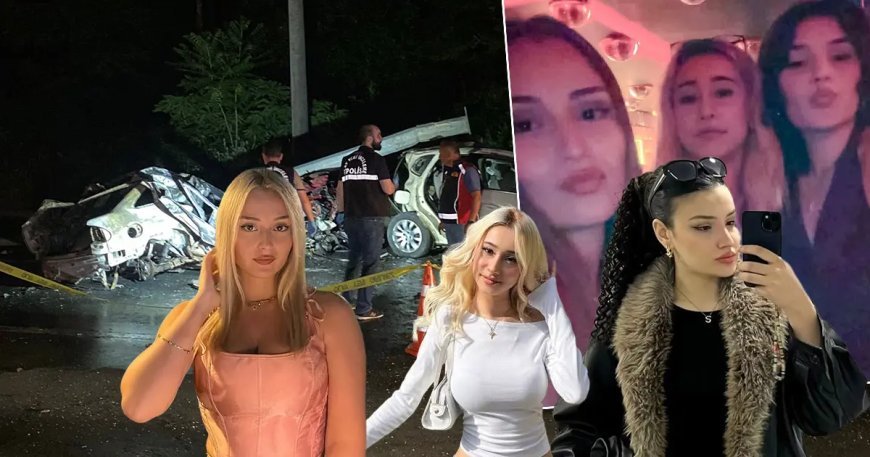 Yanan aracında içinde sıkışarak can vermişlerdi. Faciadan önceki son kareleri: 3 yakın arkadaştan geriye sadece bu fotoğraf kaldı