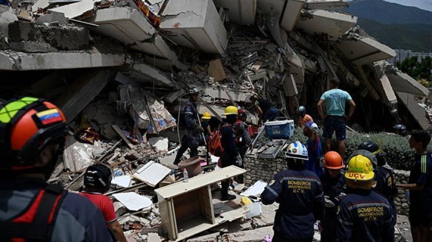SON DAKİKA VENEZUELA HABERLERİ: Venezuela depreminin ardından can kaybı artıyor! Yüzlerce kişi enkaz altında
