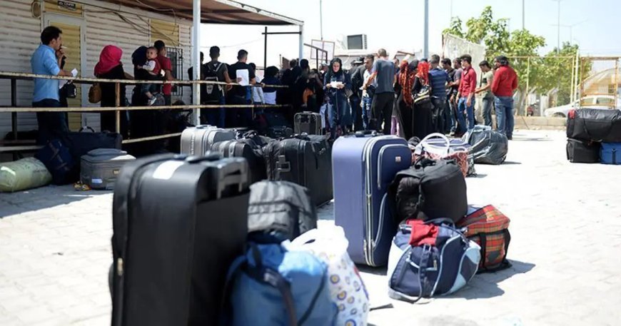 Bakanlıktan "gönüllü dönüş yapan Suriyeliler" açıklaması