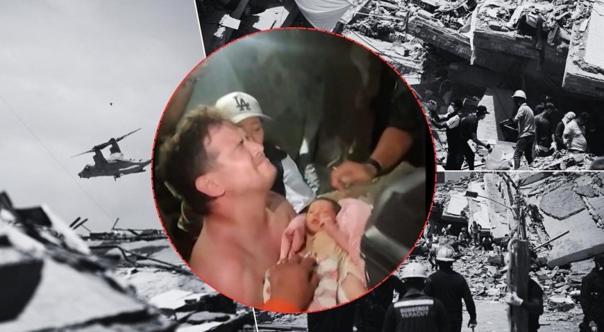 Venezuela'daki felakette mucize an! 18 günlük bebek enkazdan sağ çıkarıldı