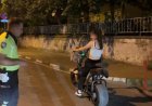 Elektrikli bisiklet sürücüsü alkollü çıktı, "Eve gidiyordum" dedi