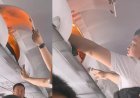 İniş yapan yolcu uçağında yangın paniği! Korku dolu anlar kamerada