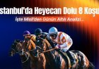 İstanbul'da Heyecan Dolu 8 Koşu! İşte Misli’den Günün Altılı Analizi…