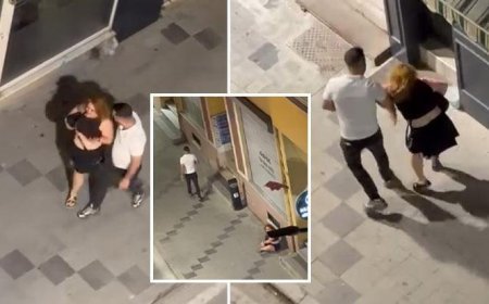 Kolundan tutup zorla götürmek istedi! Silivri'de eski eş kabusu kamerada: Beni öldürecek, yardım edin
