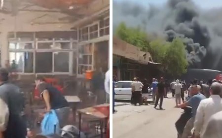 Suriye'nin başkenti Şam'da patlama! Ölü ve yaralılar var