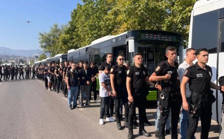 6,5 milyarlık dev operasyonda onlarca gözaltı: Otobüslerle adliyeye sevk edildiler