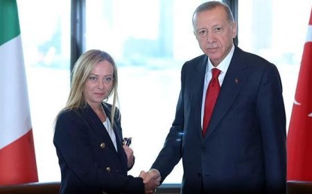 Cumhurbaşkanı Erdoğan İtalya Başbakanı Meloni ile görüştü