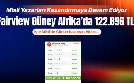 Misli Yazarları Kazandırmaya Devam Ediyor! Fairview Güney Afrika’da 122.896 TL!