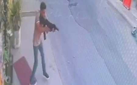 Bodrum'da pompalı tüfekle rastgele ateş açtı; o anlar kamerada