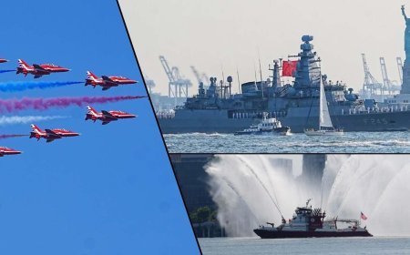 ABD'nin 250. yıl törenlerinde Türkiye rüzgarı! TCG Oruçreis New York'ta