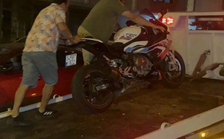 Çorlu'da akrobatik hareketler yapan motosikletliye ağır ceza