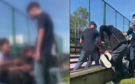 Çocuklar arasında kavga: Acımasızca saldırdılar