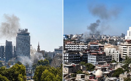 SON DAKİKA PATLAMA HABERLERİ: Şam'da Macron'un kaldığı otelin yakınında patlama! 18 kişi yaralandı...