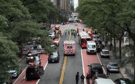 Kolonlar büküldü, alarm verildi! New York'ta 37 katlı bina tahliye edildi