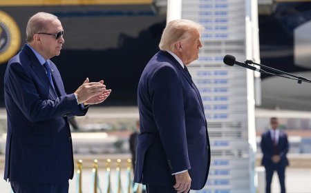 ABD Başkanı Trump'tan kendisini karşılayan Türk askerine: "Merhaba asker"