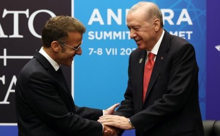 Macron zirvenin ardından paylaştı! Erdoğan, 'Fransa'ya selam söyle' demişti...