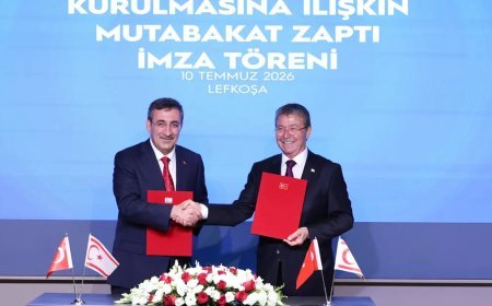 İmzalar atıldı. Türkiye ve KKTC arasında doğal gaz boru hattı inşa edilecek