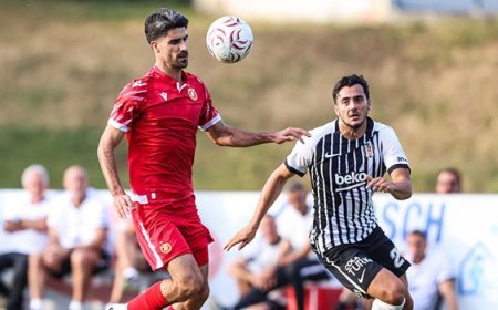 Beşiktaş, Widzew Lodz'a mağlup!