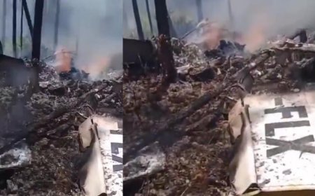 Bahamalar'da küçük uçak düştü! 10 kişi hayatını kaybetti: Olay yerinden ilk görüntü