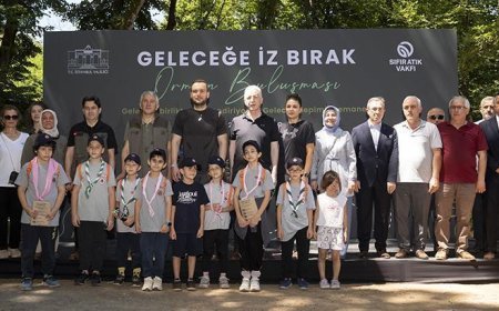 İstanbul'da 'Geleceğe İz Bırak-Orman Buluşması' etkinliği düzenlendi