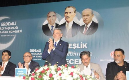 MHP Erdemli İlçe Başkanı yeniden Erol Erdoğan oldu