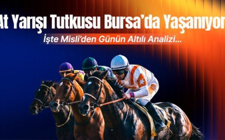 At Yarışı Tutkusu Bursa’da Yaşanıyor! İşte Misli’den Günün Altılı Analizi…