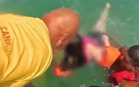Dalgalara kapılan 15 yaşındaki genç kızın imdadına cankurtaran ekipleri yetişti