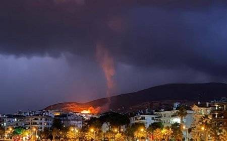 Balıkesir'de aniden bastıran fırtına hayatı felç etti! Sokakları su bastı, ağaçlar devrildi
