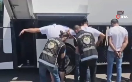 TEM'de operasyon: İstanbul'da yolcu otobüsünden cephanelik çıktı