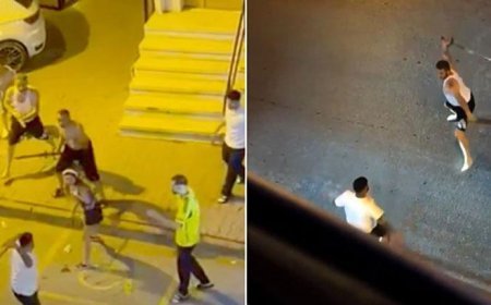 Sosyal medya bu görüntüleri konuştu: Esenyurt'taki kılıçlı kavgada 3 tutuklama