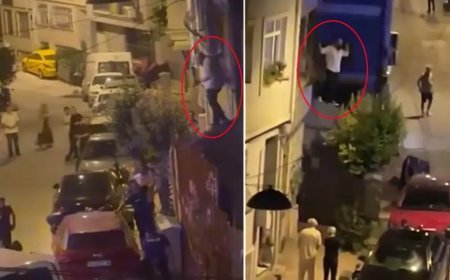 Beyoğlu'nda eski sevgili dehşeti. Evine tırmanıp camı yumrukladı