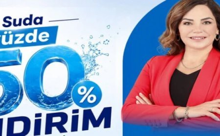 TESKİ'DE SU FATURALARINDA YÜZDE 50 İNDİRİM BAŞLADI